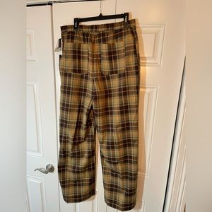 B.P. plaid wide leg dress pants